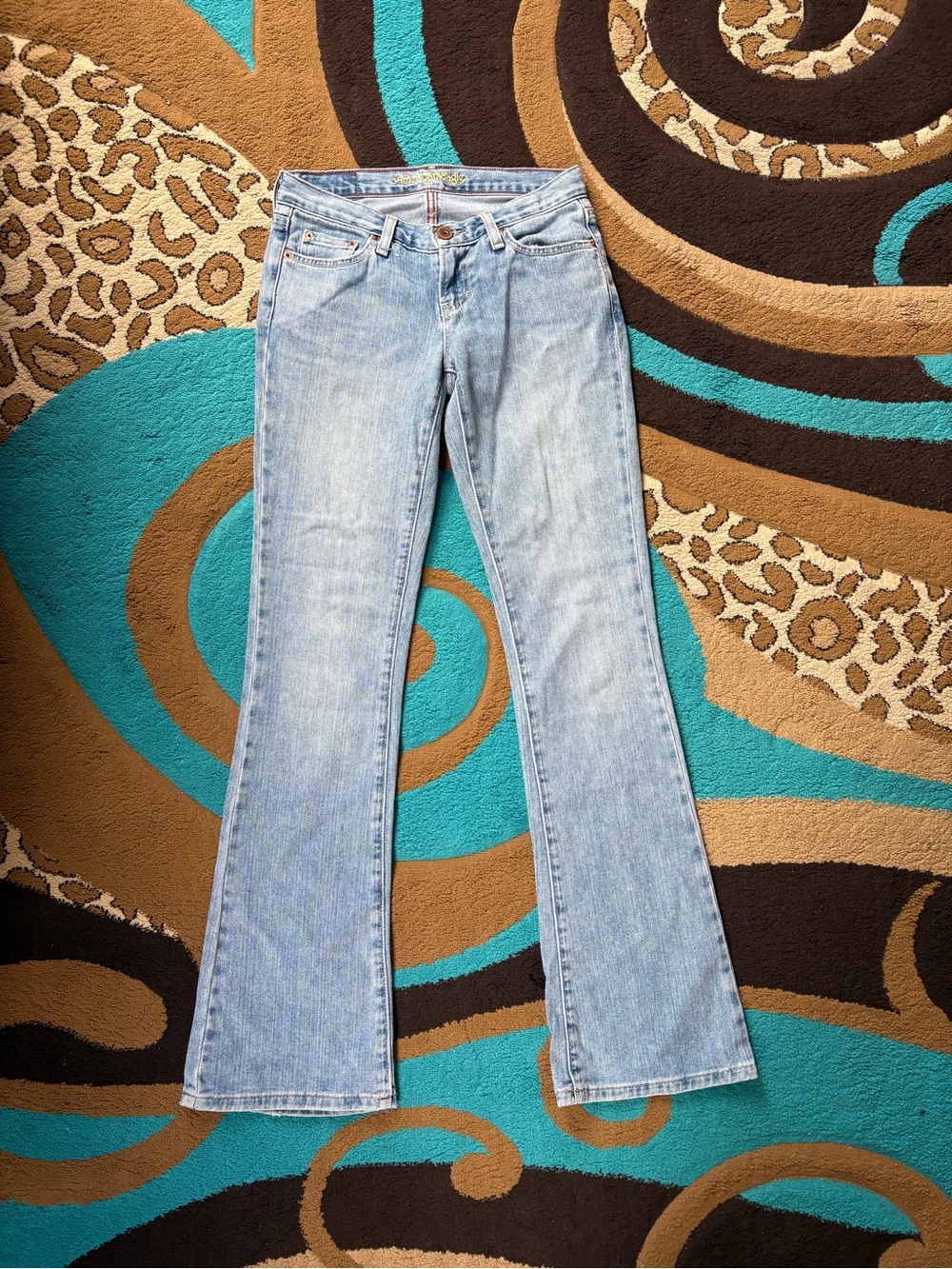 American Eagle Outfitters Light Blue Flare Jeans - Wide Leg